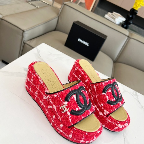 Wholesale Chanel Slippers For Women #1225413 $80.00 USD, Wholesale Quality Replica Chanel Slippers