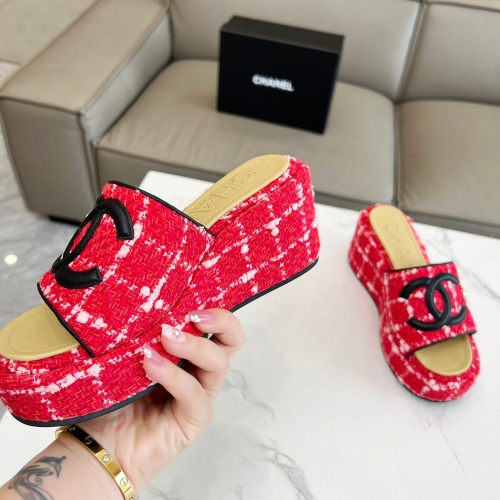 Replica Chanel Slippers For Women #1225413 $80.00 USD for Wholesale