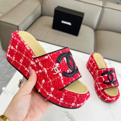 Replica Chanel Slippers For Women #1225413 $80.00 USD for Wholesale