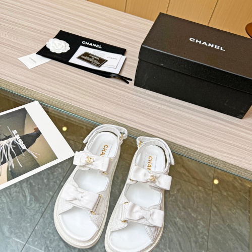 Replica Chanel Sandal For Women #1225446 $96.00 USD for Wholesale