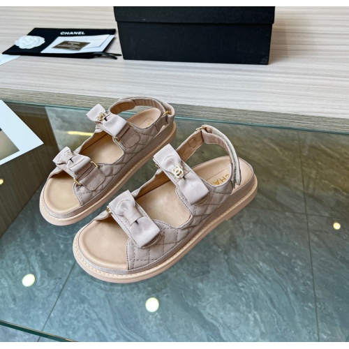 Wholesale Chanel Sandal For Women #1225454 $96.00 USD, Wholesale Quality Replica Chanel Sandal