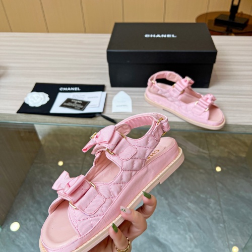 Replica Chanel Sandal For Women #1225456 $96.00 USD for Wholesale