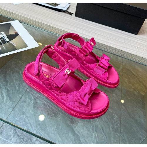 Wholesale Chanel Sandal For Women #1225462 $96.00 USD, Wholesale Quality Replica Chanel Sandal