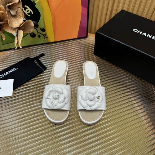 Replica Chanel Slippers For Women #1225473 $112.00 USD for Wholesale