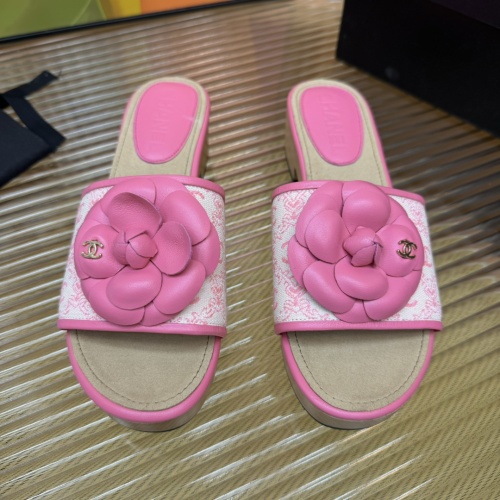 Replica Chanel Slippers For Women #1225477 $112.00 USD for Wholesale