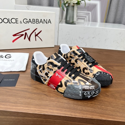 Wholesale Dolce &amp; Gabbana D&amp;G Casual Shoes For Women #1225481 $118.00 USD, Wholesale Quality Replica Dolce &amp; Gabbana D&amp;G Casual Shoes