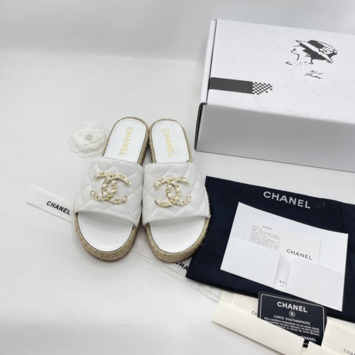 Replica Chanel Slippers For Women #1225483 $85.00 USD for Wholesale