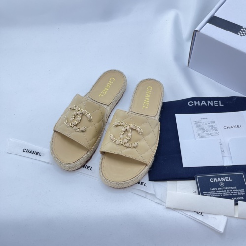 Replica Chanel Slippers For Women #1225484 $85.00 USD for Wholesale