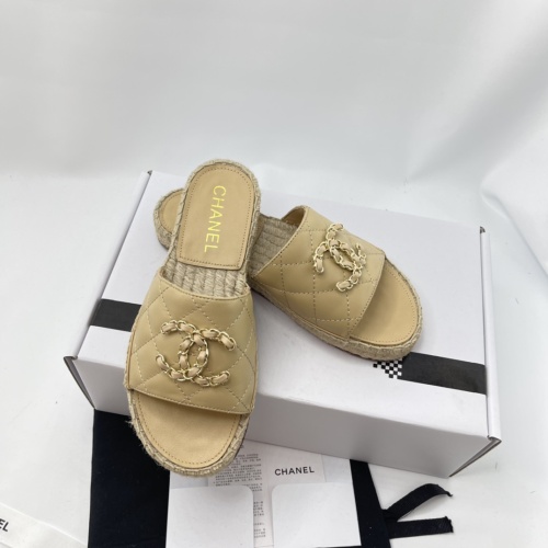 Replica Chanel Slippers For Women #1225484 $85.00 USD for Wholesale