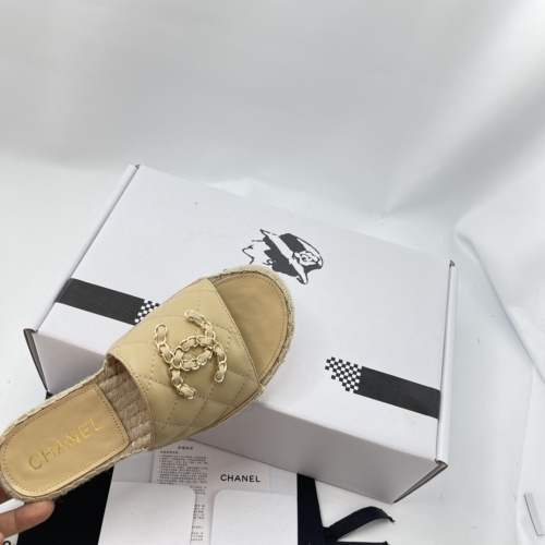 Replica Chanel Slippers For Women #1225484 $85.00 USD for Wholesale