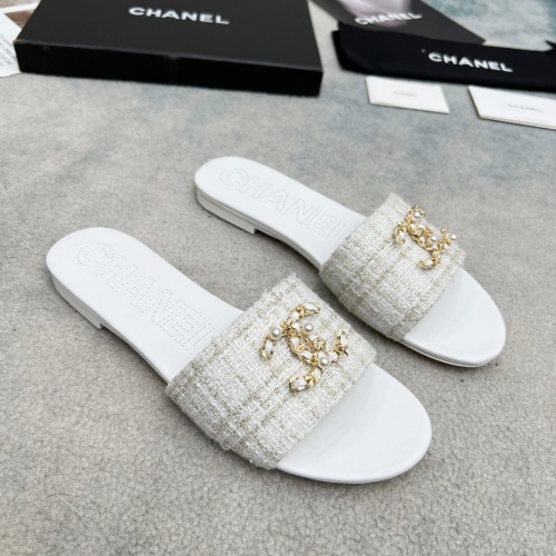 Replica Chanel Slippers For Women #1225492 $82.00 USD for Wholesale