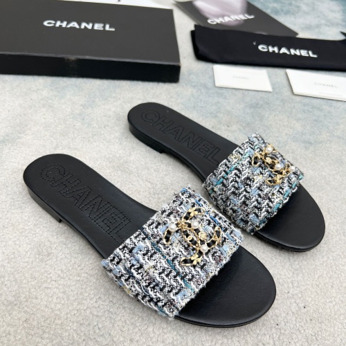 Replica Chanel Slippers For Women #1225493 $82.00 USD for Wholesale