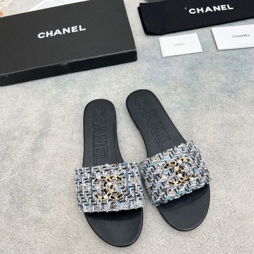 Replica Chanel Slippers For Women #1225493 $82.00 USD for Wholesale