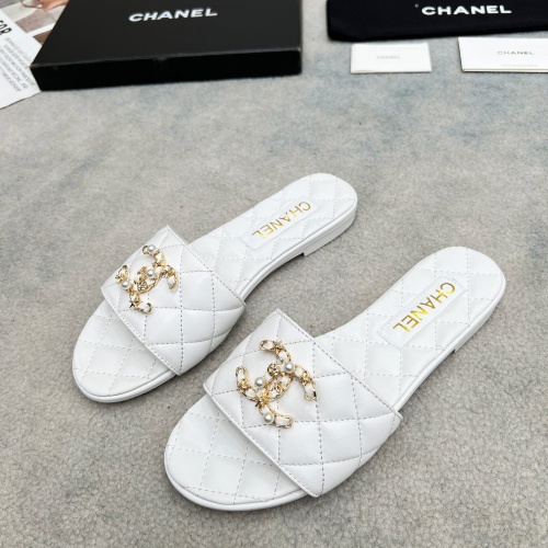 Wholesale Chanel Slippers For Women #1225494 $82.00 USD, Wholesale Quality Replica Chanel Slippers