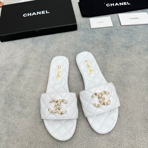 Replica Chanel Slippers For Women #1225494 $82.00 USD for Wholesale