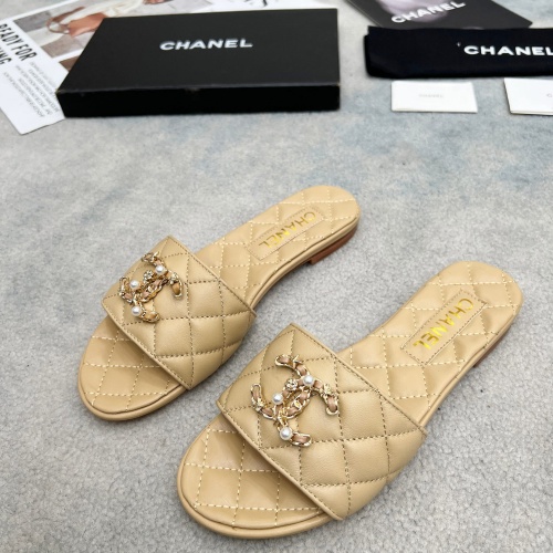 Wholesale Chanel Slippers For Women #1225495 $82.00 USD, Wholesale Quality Replica Chanel Slippers