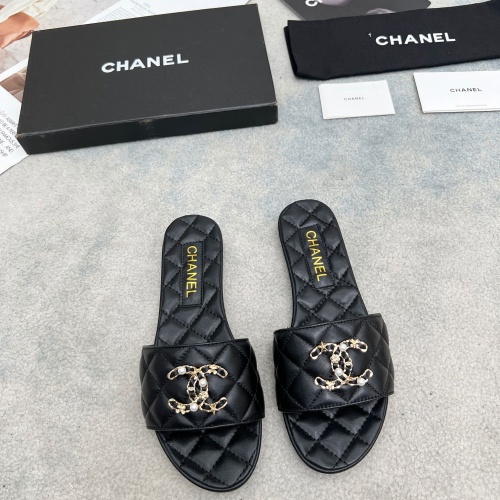 Replica Chanel Slippers For Women #1225496 $82.00 USD for Wholesale