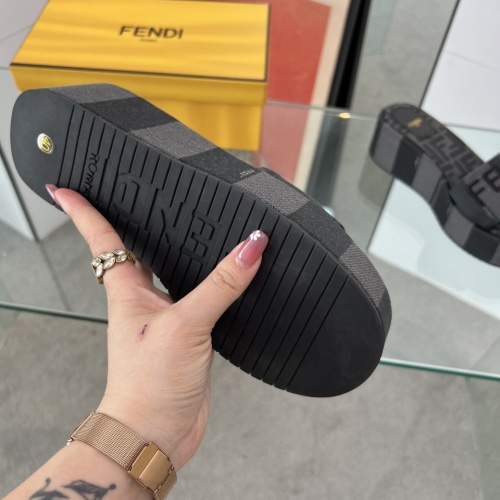 Replica Fendi Slippers For Women #1225500 $85.00 USD for Wholesale