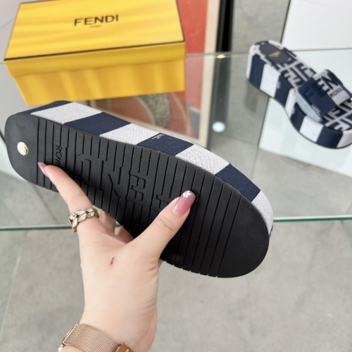 Replica Fendi Slippers For Women #1225501 $85.00 USD for Wholesale