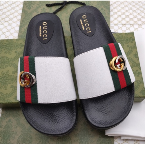 Wholesale Gucci Slippers For Women #1225504 $52.00 USD, Wholesale Quality Replica Gucci Slippers