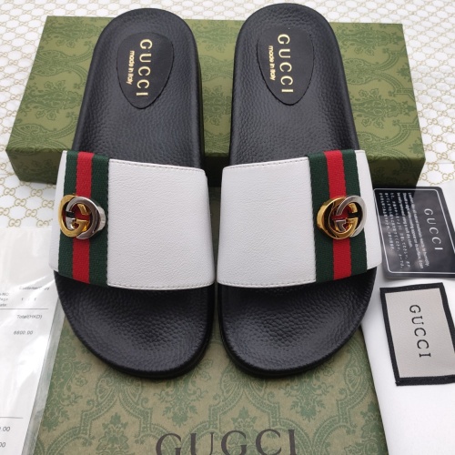 Replica Gucci Slippers For Women #1225504 $52.00 USD for Wholesale