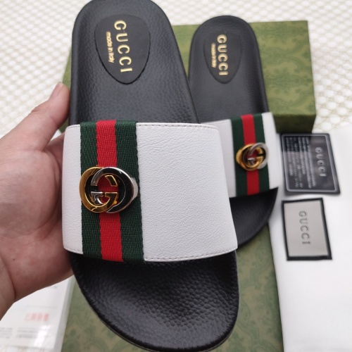 Replica Gucci Slippers For Men #1225509 $52.00 USD for Wholesale