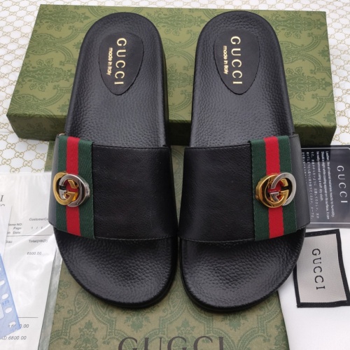 Replica Gucci Slippers For Women #1225510 $52.00 USD for Wholesale