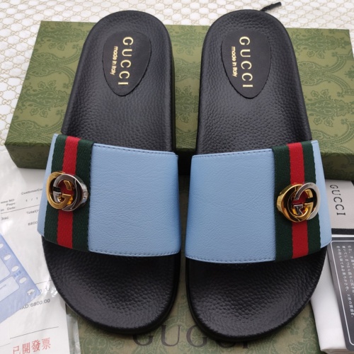 Replica Gucci Slippers For Women #1225512 $52.00 USD for Wholesale