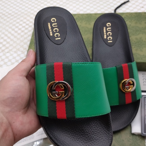 Replica Gucci Slippers For Men #1225515 $52.00 USD for Wholesale