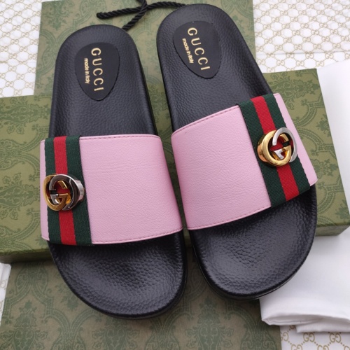 Wholesale Gucci Slippers For Women #1225517 $52.00 USD, Wholesale Quality Replica Gucci Slippers