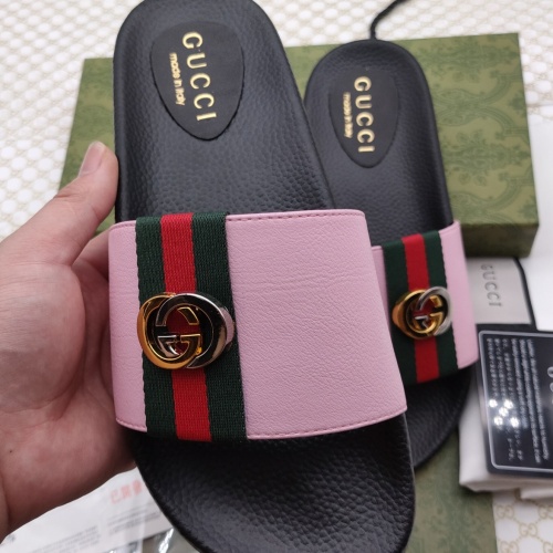 Replica Gucci Slippers For Women #1225517 $52.00 USD for Wholesale