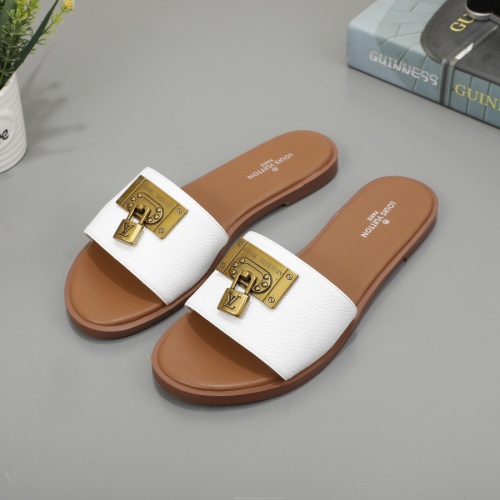 Wholesale Louis Vuitton Slippers For Women #1225521 $56.00 USD, Wholesale Quality Replica Louis Vuitton Slippers