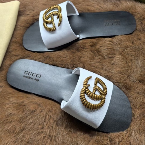 Replica Gucci Slippers For Women #1225536 $56.00 USD for Wholesale