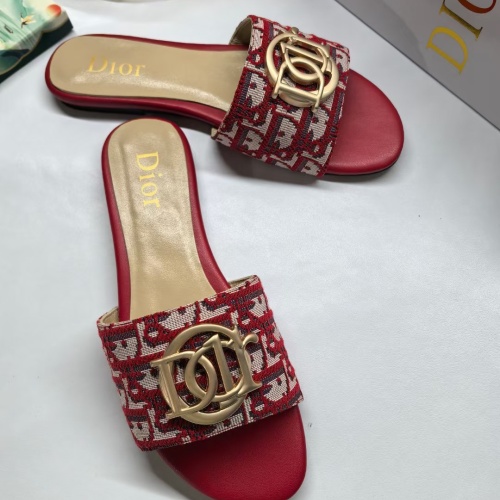 Wholesale Christian Dior Slippers For Women #1225541 $68.00 USD, Wholesale Quality Replica Christian Dior Slippers