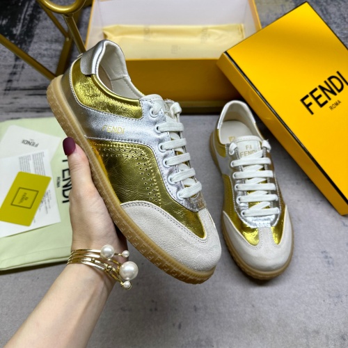 Wholesale Fendi Casual Shoes For Women #1225560 $92.00 USD, Wholesale Quality Replica Fendi Casual Shoes