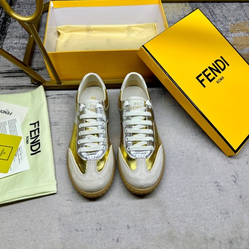 Replica Fendi Casual Shoes For Women #1225560 $92.00 USD for Wholesale