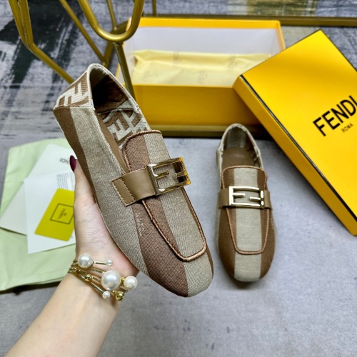 Replica Fendi Casual Shoes For Women #1225564 $82.00 USD for Wholesale