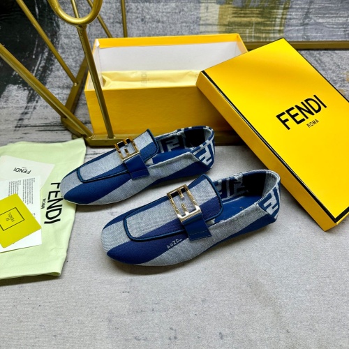 Wholesale Fendi Casual Shoes For Women #1225565 $82.00 USD, Wholesale Quality Replica Fendi Casual Shoes