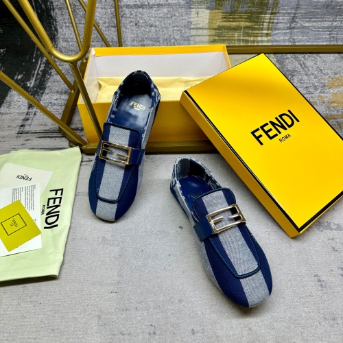 Replica Fendi Casual Shoes For Women #1225565 $82.00 USD for Wholesale