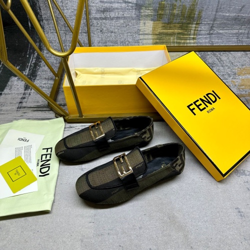 Wholesale Fendi Casual Shoes For Women #1225567 $82.00 USD, Wholesale Quality Replica Fendi Casual Shoes