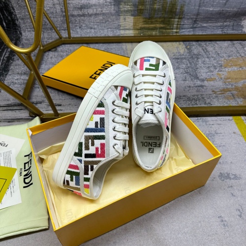 Replica Fendi Casual Shoes For Women #1225568 $92.00 USD for Wholesale