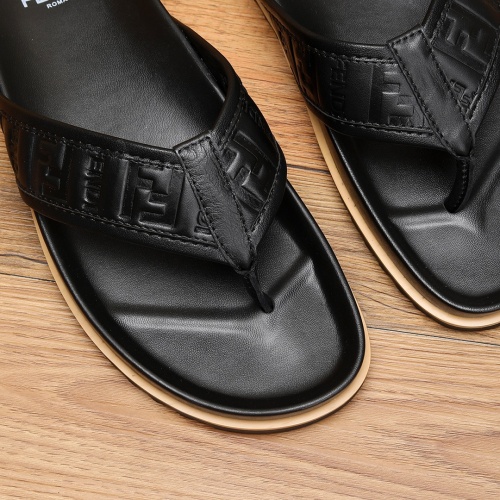 Replica Fendi Slippers For Men #1225625 $56.00 USD for Wholesale