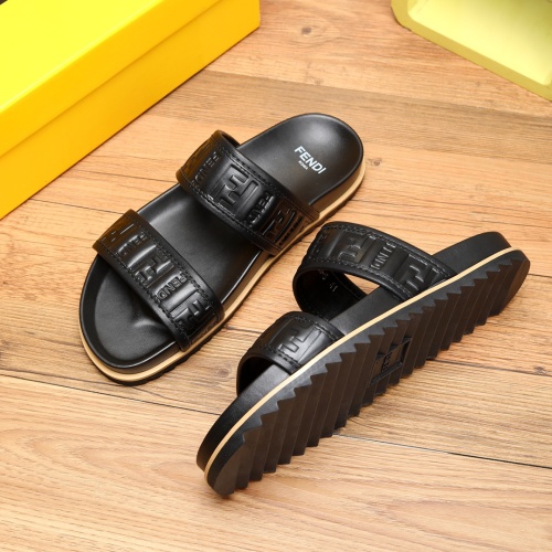 Replica Fendi Slippers For Men #1225626 $56.00 USD for Wholesale