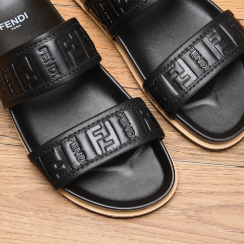 Replica Fendi Slippers For Men #1225626 $56.00 USD for Wholesale