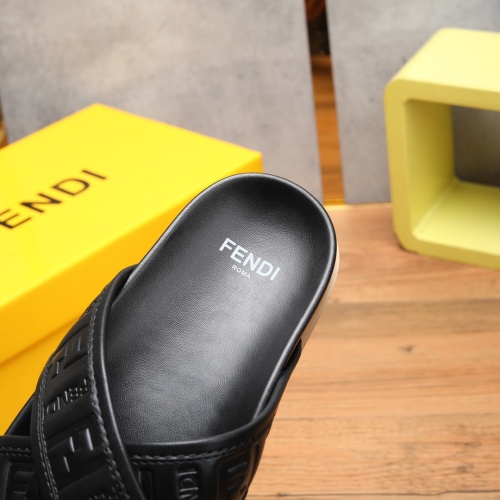 Replica Fendi Slippers For Men #1225627 $56.00 USD for Wholesale