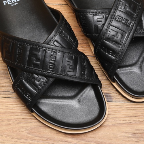 Replica Fendi Slippers For Men #1225627 $56.00 USD for Wholesale