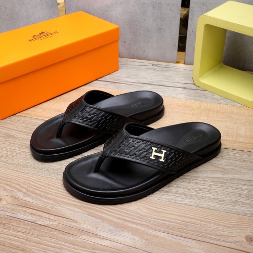 Wholesale Hermes Slippers For Men #1225628 $56.00 USD, Wholesale Quality Replica Hermes Slippers