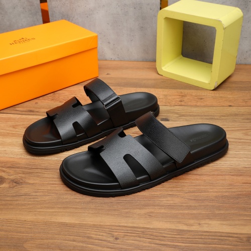 Wholesale Hermes Slippers For Men #1225632 $56.00 USD, Wholesale Quality Replica Hermes Slippers