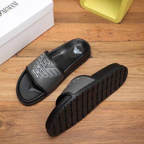 Replica Armani Slippers For Men #1225633 $56.00 USD for Wholesale