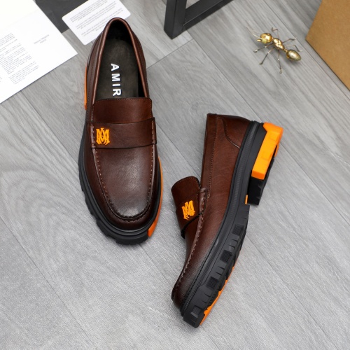 Replica Amiri Leather Shoes For Men #1225640 $112.00 USD for Wholesale